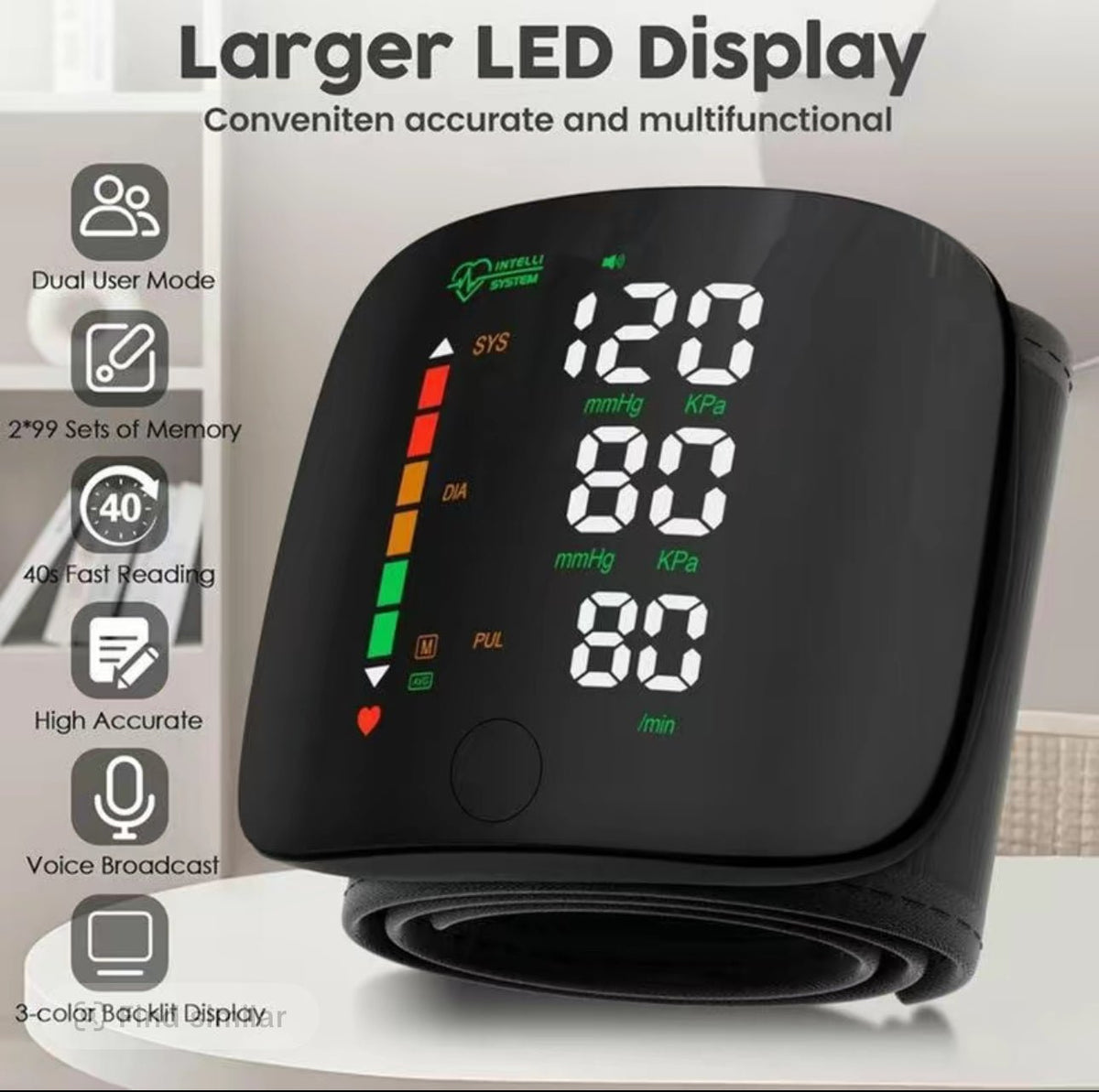 PulseTrack Wrist MonitorTorqelo.com