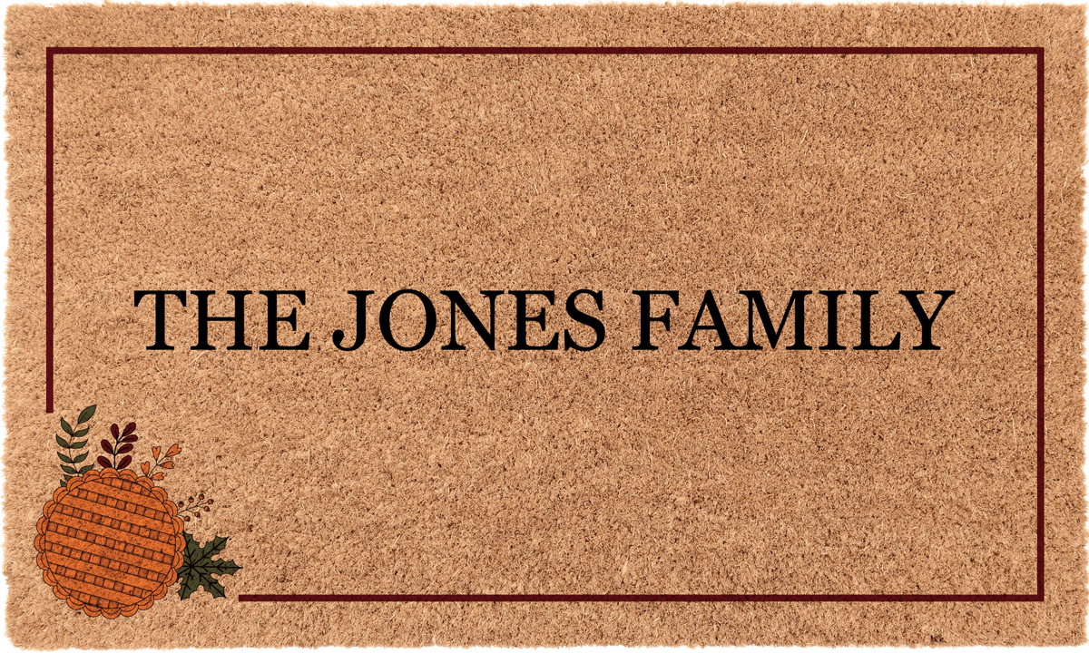 Pumpkin Border PersonalizedTorqelo.com