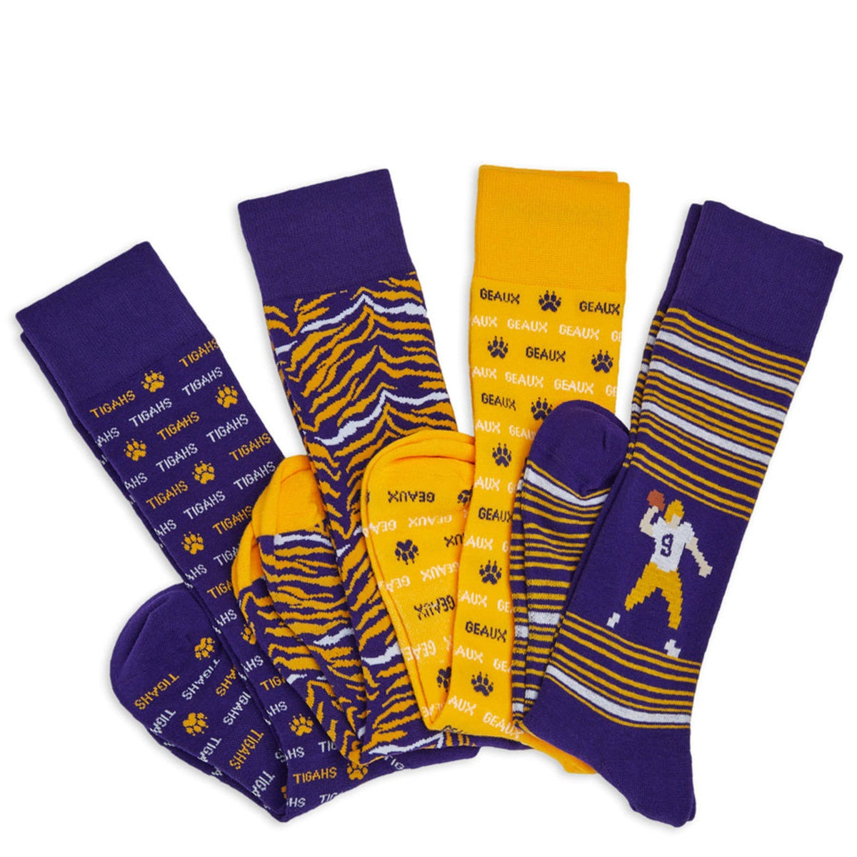 Purple and Gold - 4 -Pack - HomeTeam ColorwaysTorqelo.com