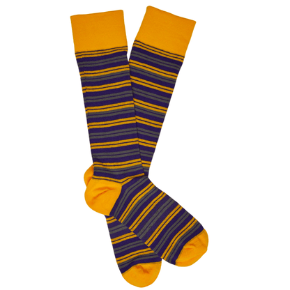 Purple / Gold Dress Socks 4 PackTeam ColorwaysTorqelo.com