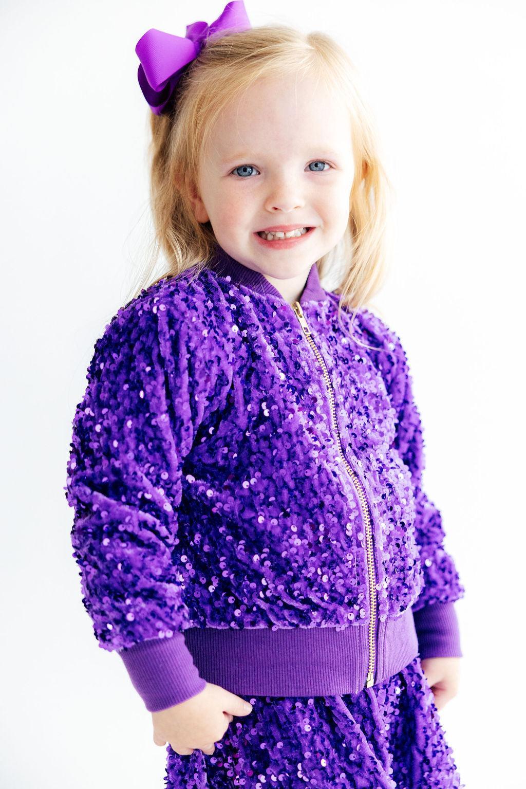 Purple Velvet Sequin JacketSequin JacketTorqelo.com