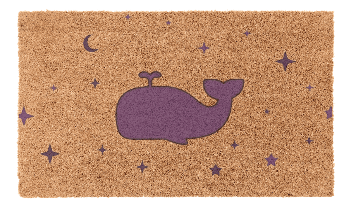 Purple Whale Coir MatTorqelo.com
