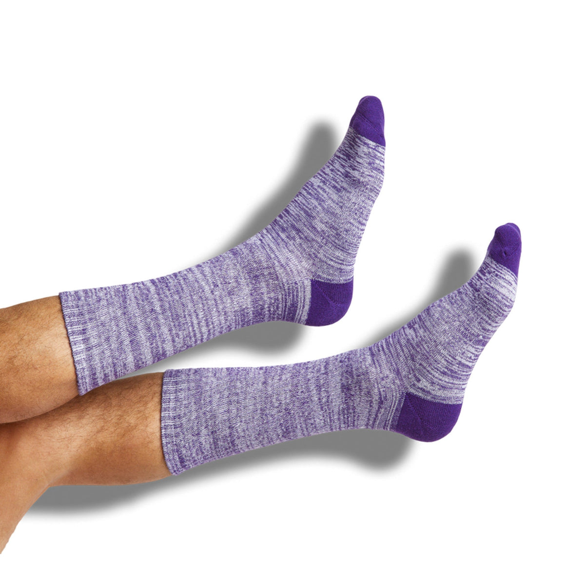 Purple / White Marl Casual SocksTeam ColorwaysTorqelo.com