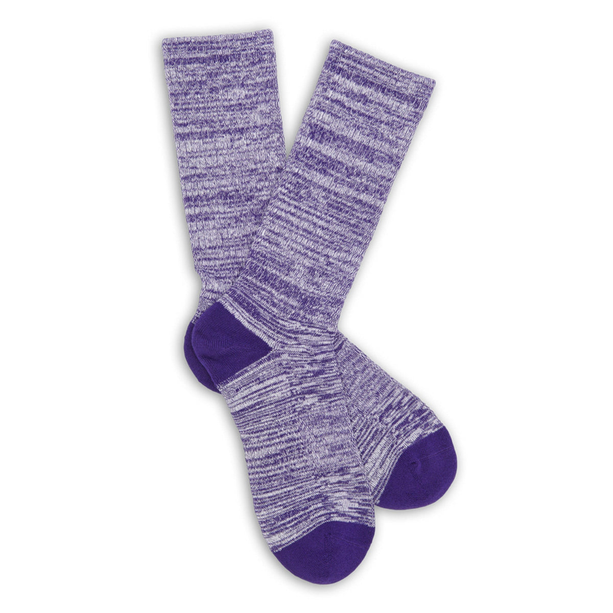 Purple / White Marl Casual SocksTeam ColorwaysTorqelo.com
