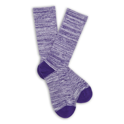 Purple / White Marl Casual SocksTeam ColorwaysTorqelo.com
