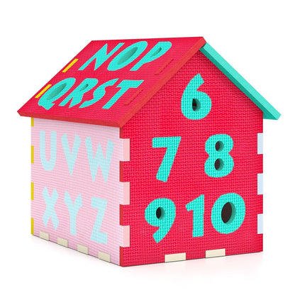 Puzzle Floor Mats with Interlocking Alphabet and Number for KidsTorqelo.com