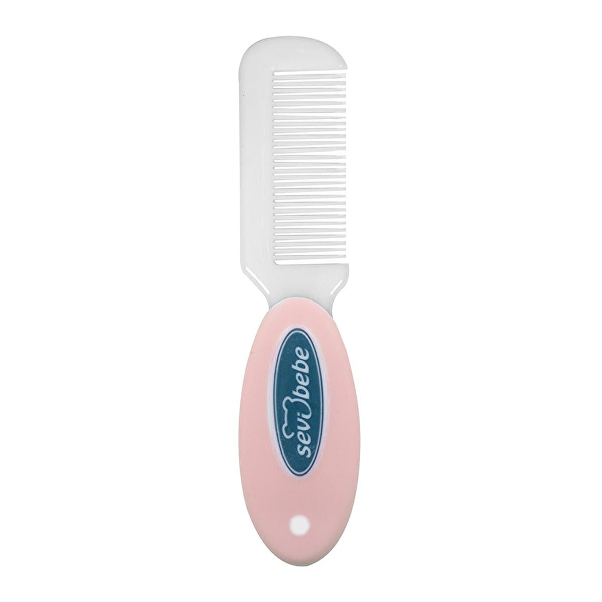 Sevi Bebe Baby Hair Brush and Comb Set - Natural Bristle, Gentle Grooming for Newborns by Beauty Care Bag