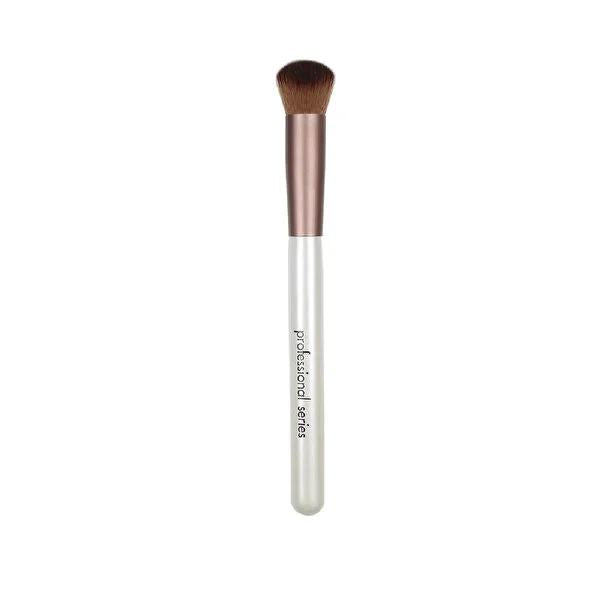 For Your Beauty Oval Makeup Brush - Pearl Finish Concealer Brush for Precise Application by Beauty Care Bag