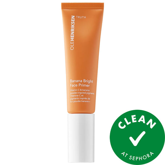 Ole Henriksen Banana Bright Face Primer: Vitamin C Illuminating Primer for Radiant Skin, Extends Makeup Wear, Vegan & Cruelty-Free by Beauty Care Bag