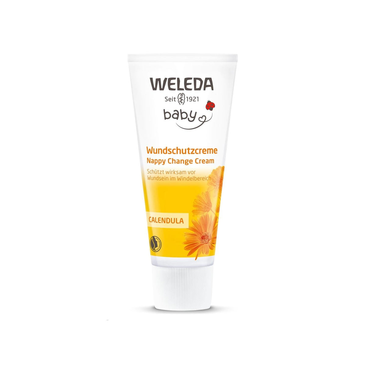 Weleda Baby Calendula Diaper Cream - Natural Soothing Relief for Sensitive Skin, 2.54 fl oz by Beauty Care Bag