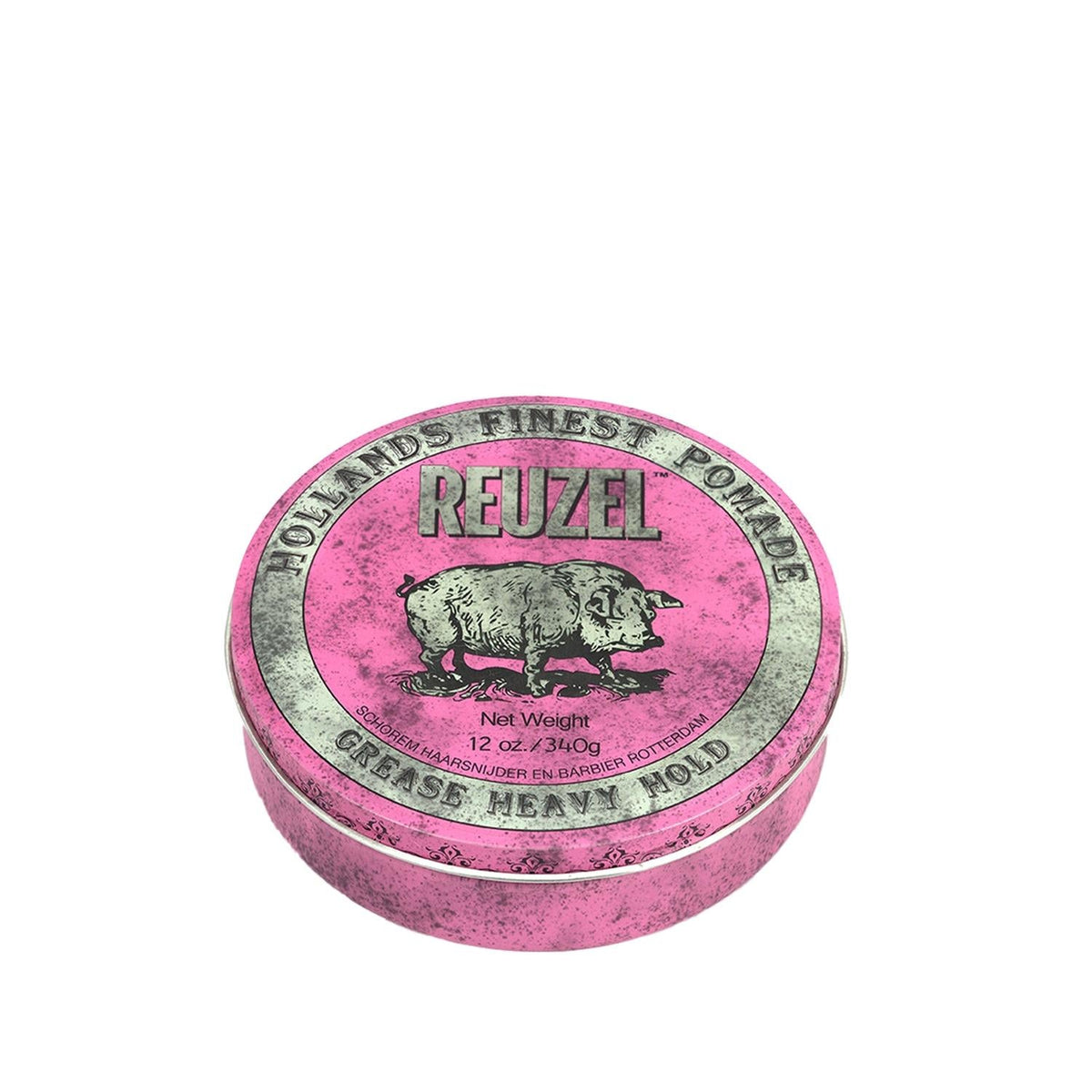 Reuzel Pink Heavy Grease strong hold styling product, 340g