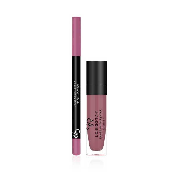 Golden Rose Blush Pink lip kit – view 8