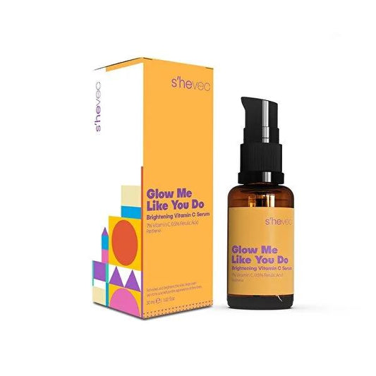 She Vec Vitamin C Serum: Glow Me Like You Do - Antioxidant Protection, Blemish Reduction, & Skin Brightening - 30ml by Beauty Care Bag