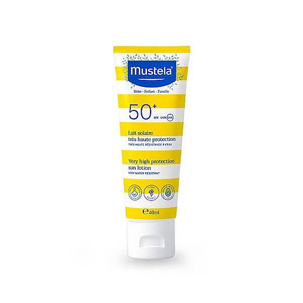 Mustela SPF50+ Very High Protection Sun Lotion 40 ml by Beauty Care Bag
