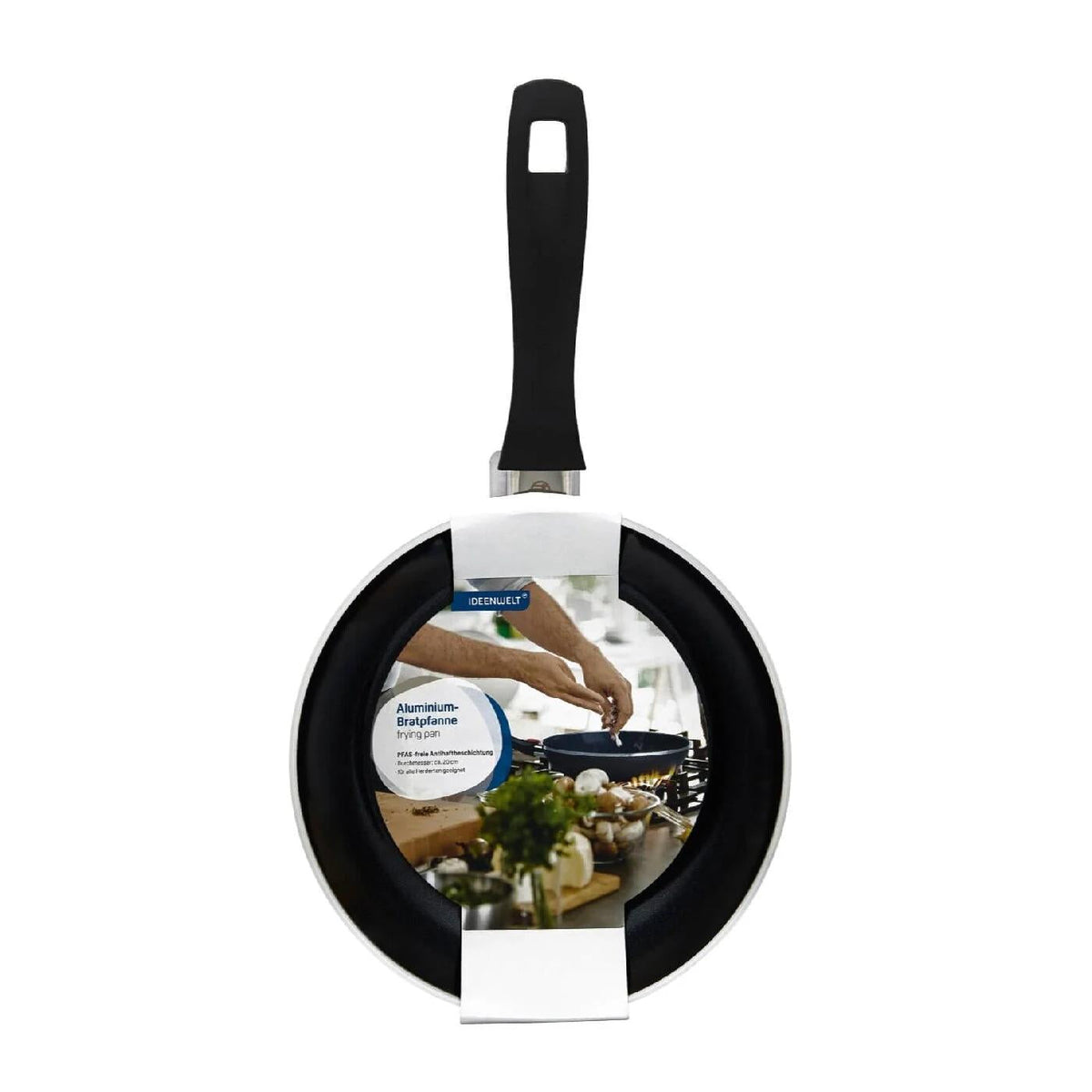 Ideenwelt Aluminum Frying Pan for Easy Cooking 20 cm by Beauty Care Bag
