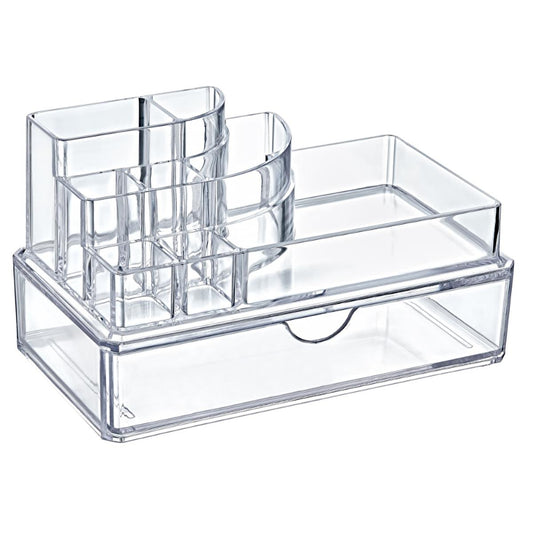 Bee Home crystal cosmetic organizer with drawer