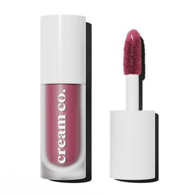 Cream Co. Glow Tint: Hyaluronic Acid Lip, Cheek & Eye Tint - Radiant Color, Deep Hydration, Natural Makeup Look, Long Lasting Formula - 502 Rich Berry by Beauty Care Bag