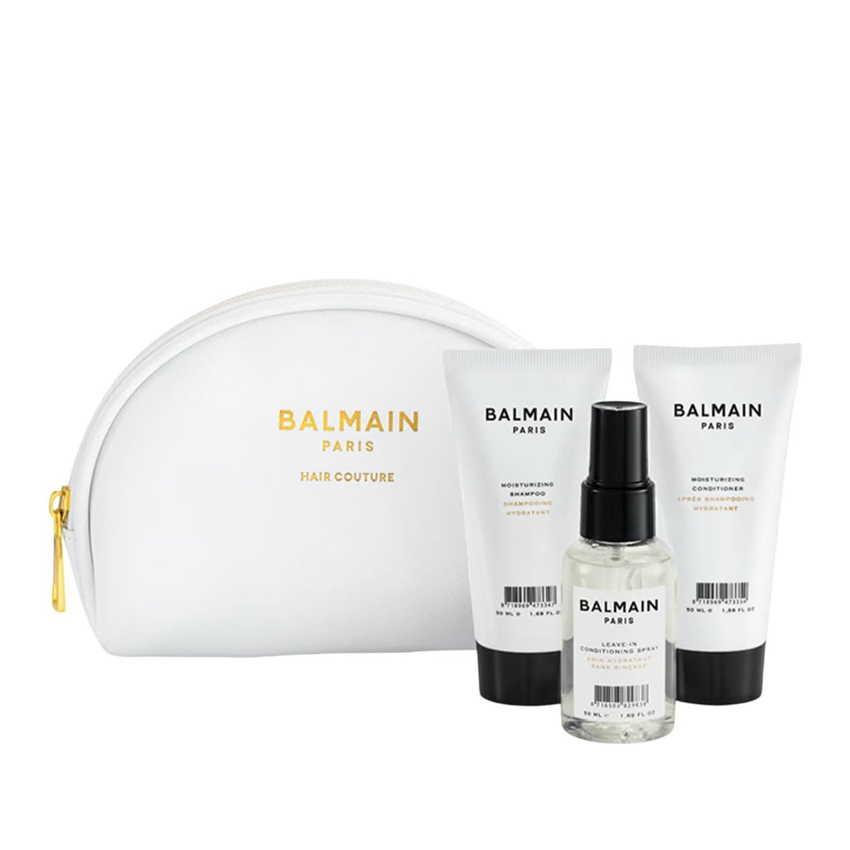 Balmain Cosmetic Care White Bag Stylish Beauty Organizer by Beauty Care Bag