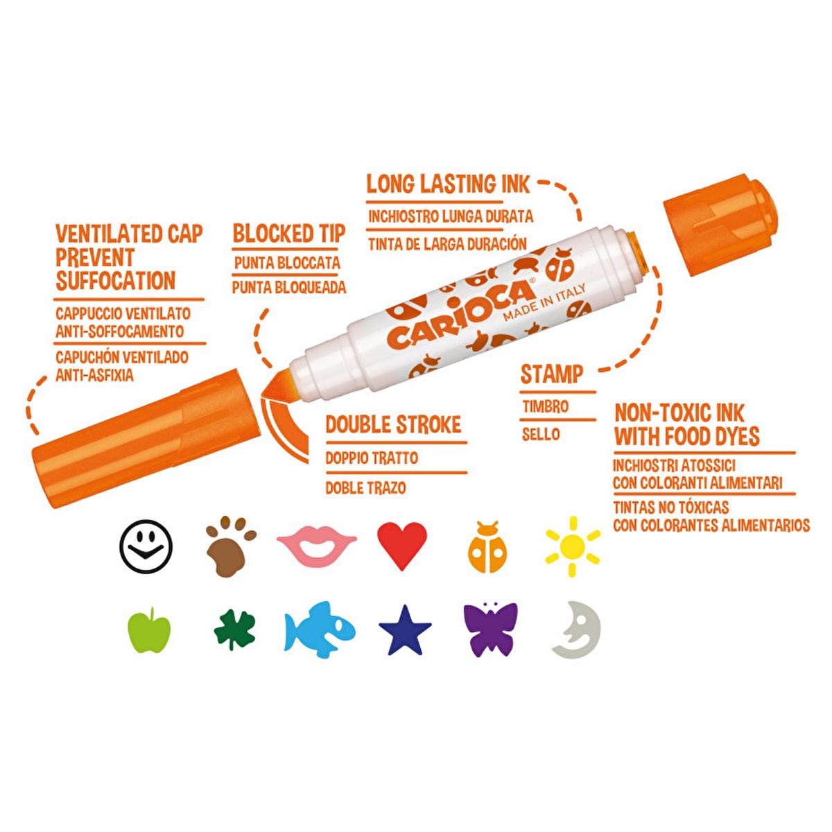 Carioca Stamperello markers – view 2