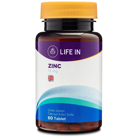 Life In Zinc Daily Wellness Dietary Supplement Tablets by Beauty Care Bag