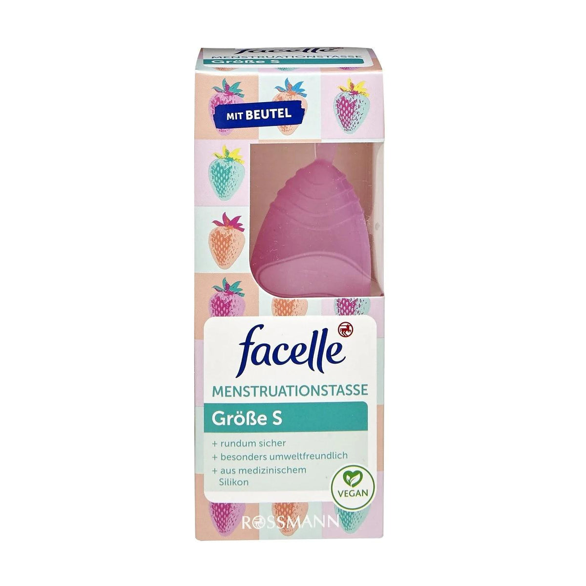Facelle Menstrual Cup Small - Reliable Period Protection 1 pc by Beauty Care Bag