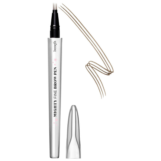 Mighty Fine Waterproof Brow Pen - Triple Tip for Natural-Looking, Long-Lasting Defined Eyebrows - Smudge-Proof & Paraben-Free by Beauty Care Bag