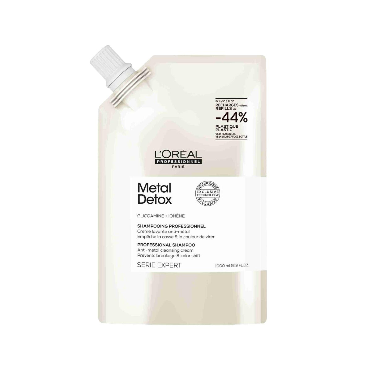 L'Oreal Professionnel Metal Detox Shampoo Refill 1000 ml by Beauty Care Bag