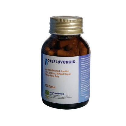 Oteflavonoid Dietary Supplement - 100 Capsules - Supports Immune System & Overall Wellness by Beauty Care Bag