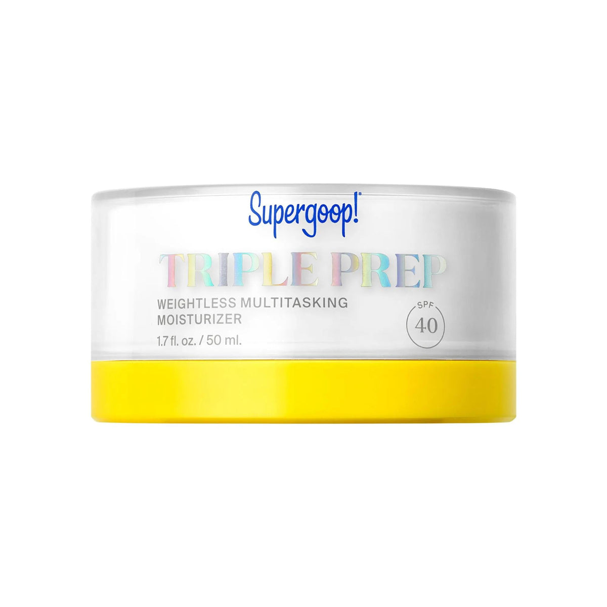 Triple Prep SPF 40 Face Moisturizer: Weightless Hydration, Broad Spectrum Sunscreen, Hyaluronic Acid, Protects Oily, Acne-Prone & Sensitive Skin by Beauty Care Bag