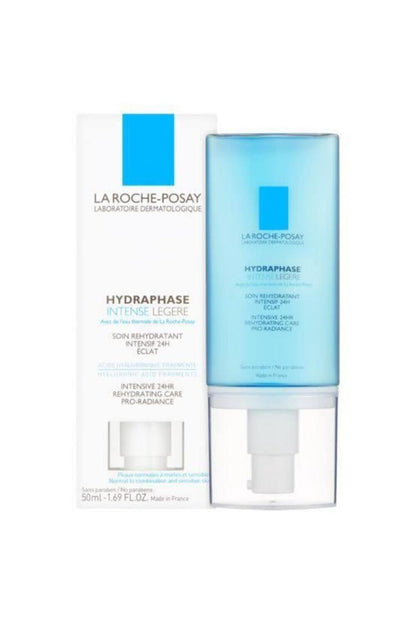 La Roche Posay Hydraphase Intense HA Legere Light Moisturizing Cream for Normal to Combination Skin - 1.69 fl oz by Beauty Care Bag