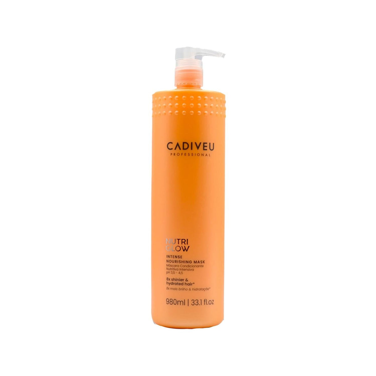 Cadiveu Cadiveu Nutri Glow Hair Mask 980ml - Intensive Nourishment for Dry & Damaged Hair by Beauty Care Bag