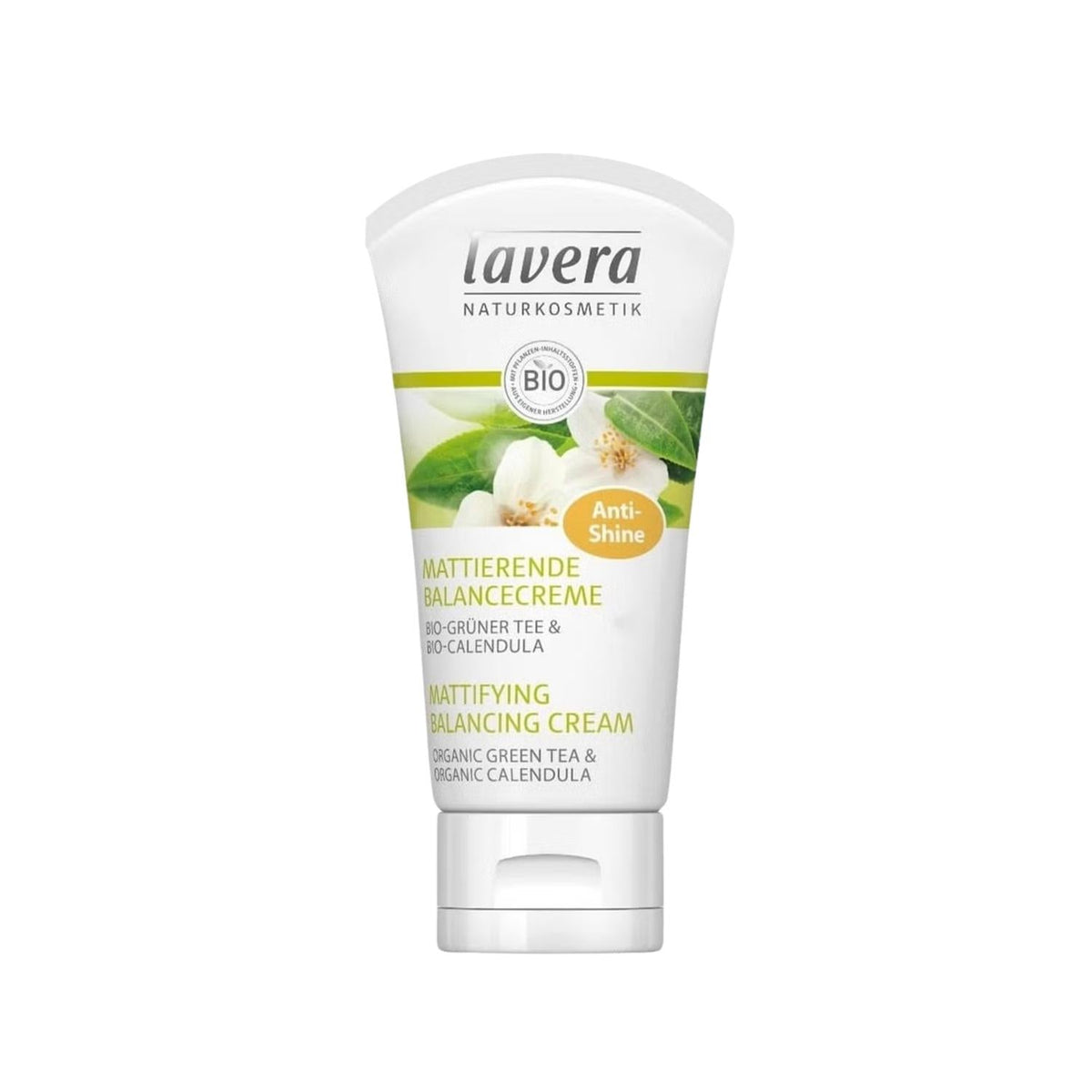 Lavera green tea mattifying balancing face cream for oily skin