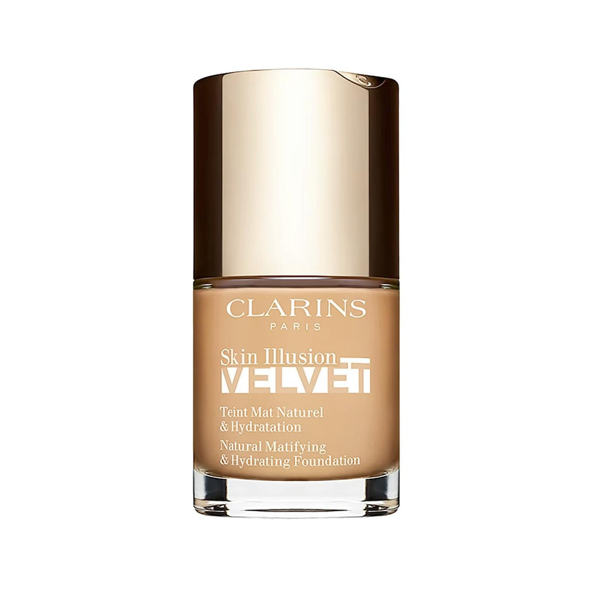 Clarins Skin Illusion Velvet 108.5W: Natural Matte Liquid Foundation for Flawless Skin - Lightweight, 30ml by Beauty Care Bag