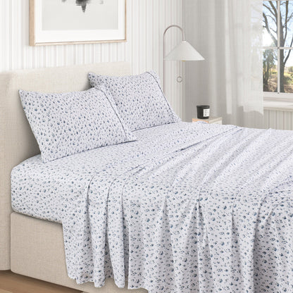 Watercolor Floral Sheet Set - Delia Collection by Great Bay Home