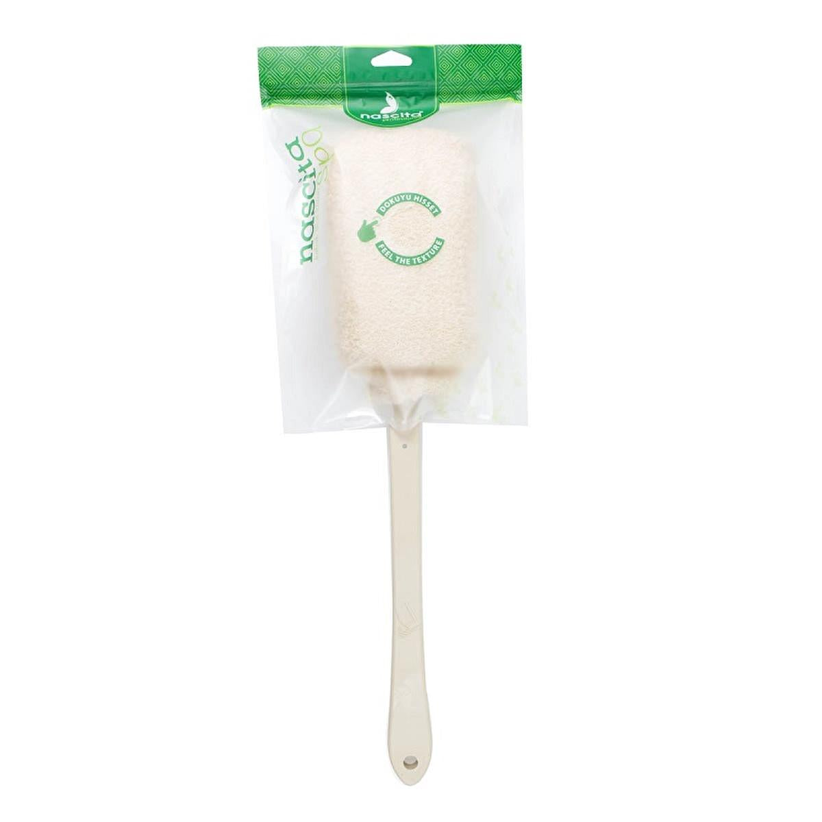 Nascita Exfoliating Back Brush with Plastic Handle - Smooth Skin Care Tool for Back Acne & Hyperpigmentation by Beauty Care Bag