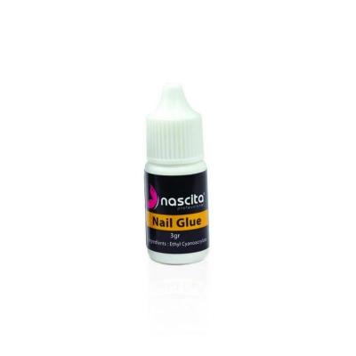 Nascita False Nail Glue: Secure, Fast-Acting Artificial Nail Adhesive for Long-Lasting Hold - 3g Tube by Beauty Care Bag