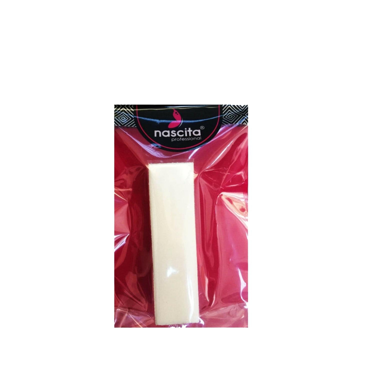 Nascita NASTORPU0053 Nail Buffer - Professional Nail Care Tool for Shaping & Smoothing - White, Single Buffer Design by Beauty Care Bag