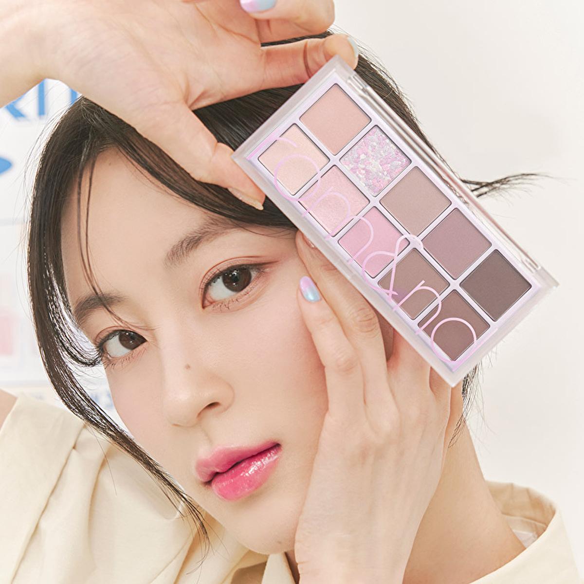 rom&nd Better Than Palette Eyeshadow Palette 08 Peach Dalhia Garden - Versatile Makeup Eyeshadow Palette with 10 Color Combinations by Beauty Care Bag
