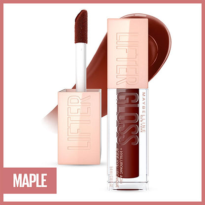 Maybelline Lifter Gloss: Honey’d Nude Lip Gloss with Hyaluronic Acid for Hydrated, Fuller-Looking Lips - High Shine, Non-Sticky Formula by Beauty Care Bag