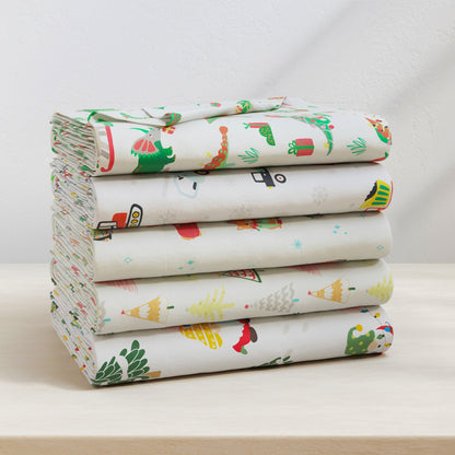Turkish Cotton Christmas Flannel Sheet Set - Whittaker Collection by Great Bay Home