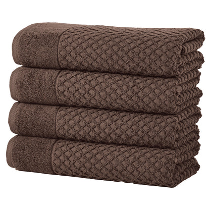 Cotton Diamond Waffle Weave Bath Towel Set - Grayson Collection by Great Bay Home