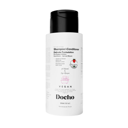 Docho Delicate Puppy & Sensitive Skin Shampoo & Conditioner 250ml by Beauty Care Bag