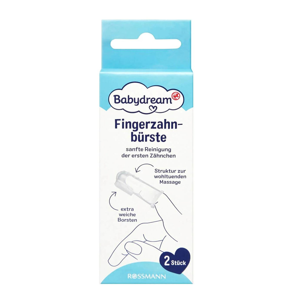 Babydream Baby Finger Toothbrush for Gentle Gum Care, 2-Pack by Beauty Care Bag