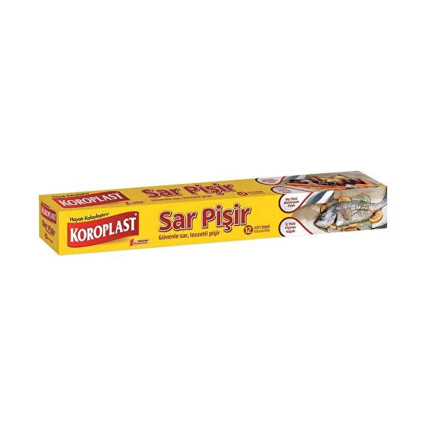 Koroplast Parchment Paper for Baking - 12 Pre-cut Sheets, Non-stick Baking Supplies, Oven Cooking Accessories by Beauty Care Bag