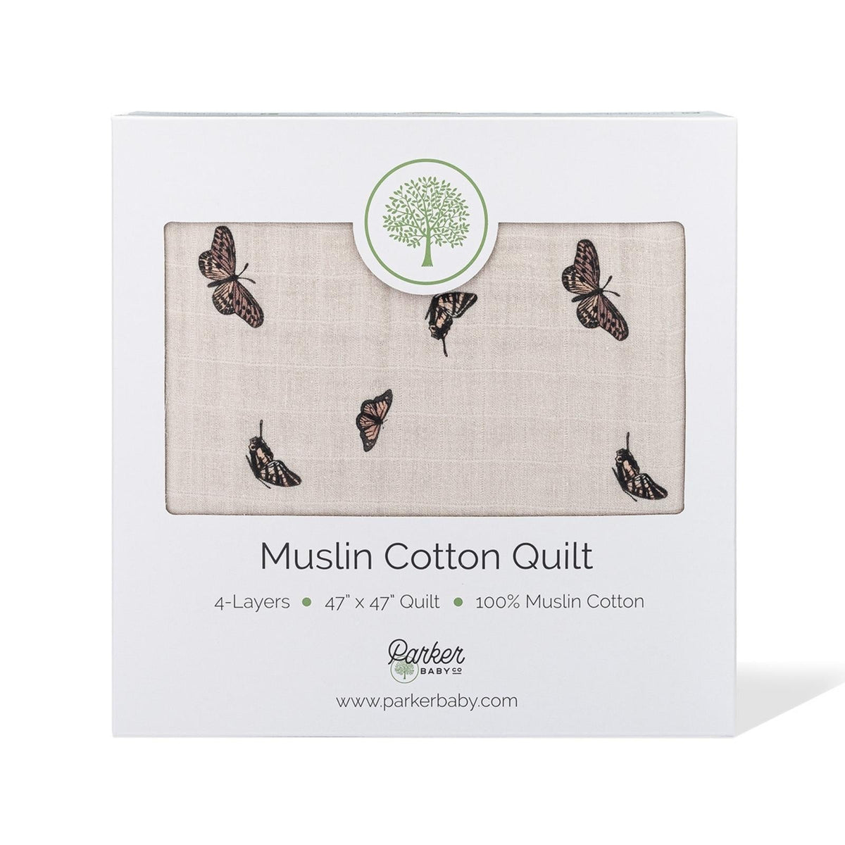 Butterfly Quilt by Parker Baby Co.