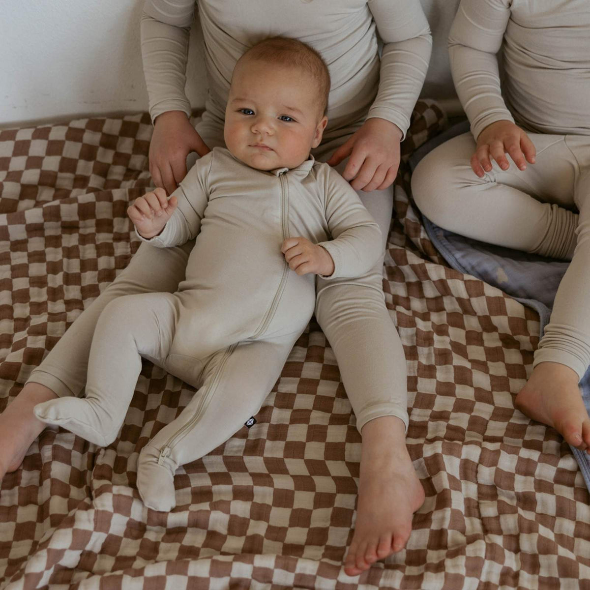 Rosewood Checker Quilt by Parker Baby Co.
