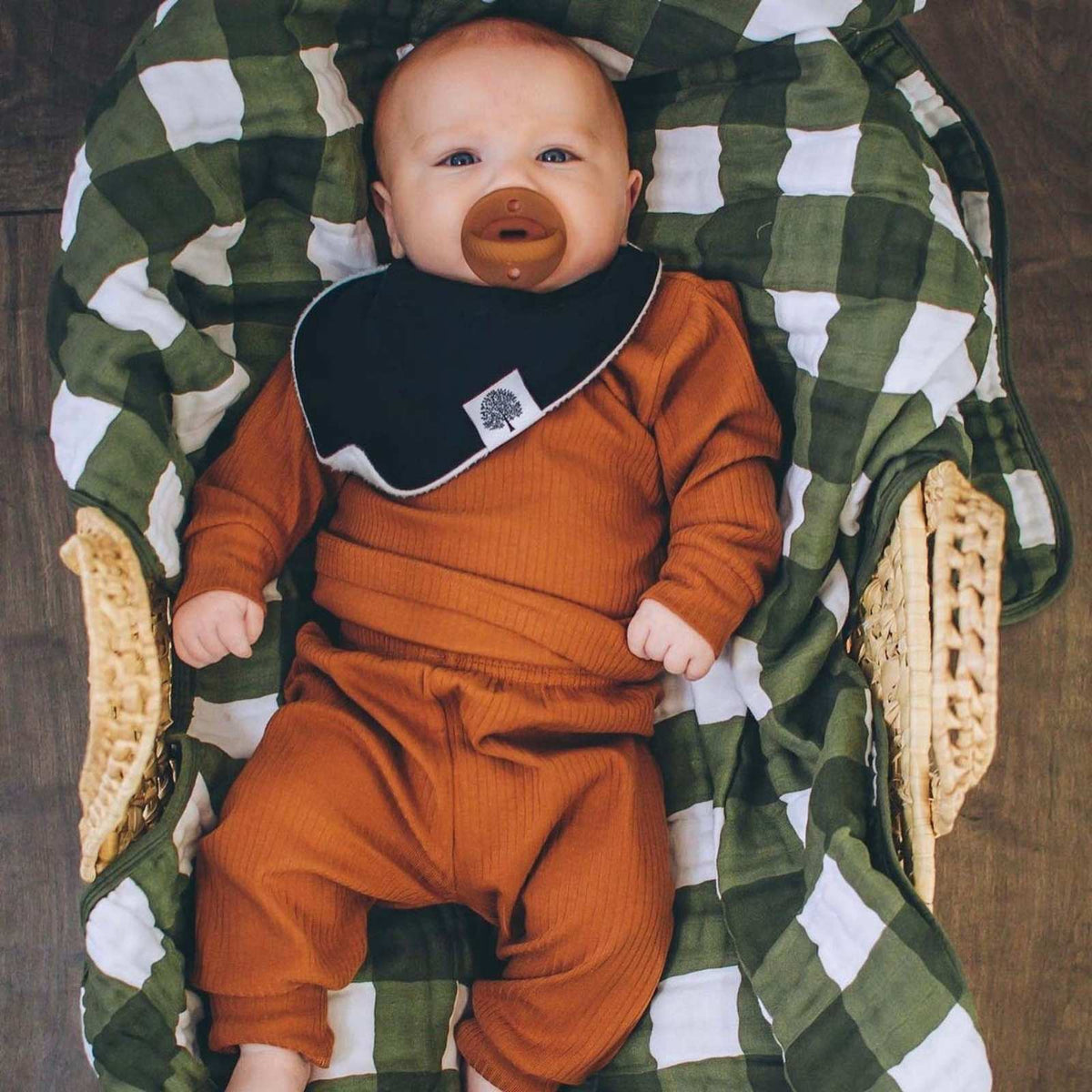 Green Buffalo Quilt by Parker Baby Co.