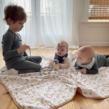 Rosewood Checker Quilt by Parker Baby Co.