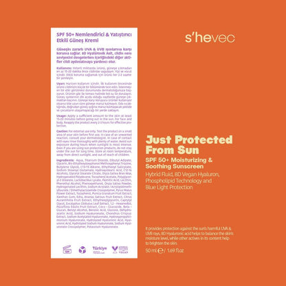 She Vec Just Protected From Sun SPF 50+ Cream 50 ml by Beauty Care Bag