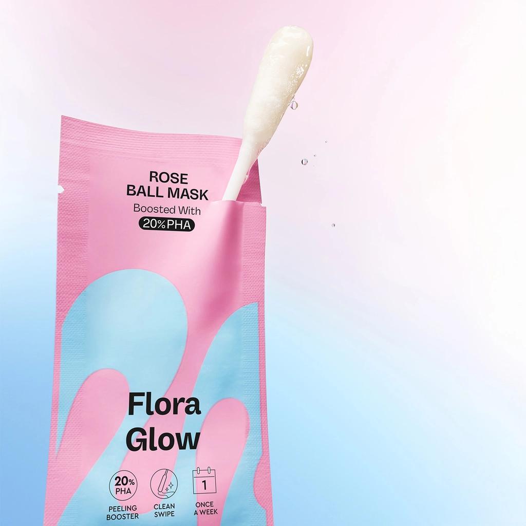 Mamonde Flora Glow Rose Ball Mask for Radiant Skin 3.5ml by Beauty Care Bag